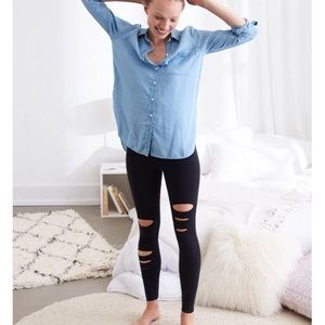 Aerie Chill Ripped Leggings